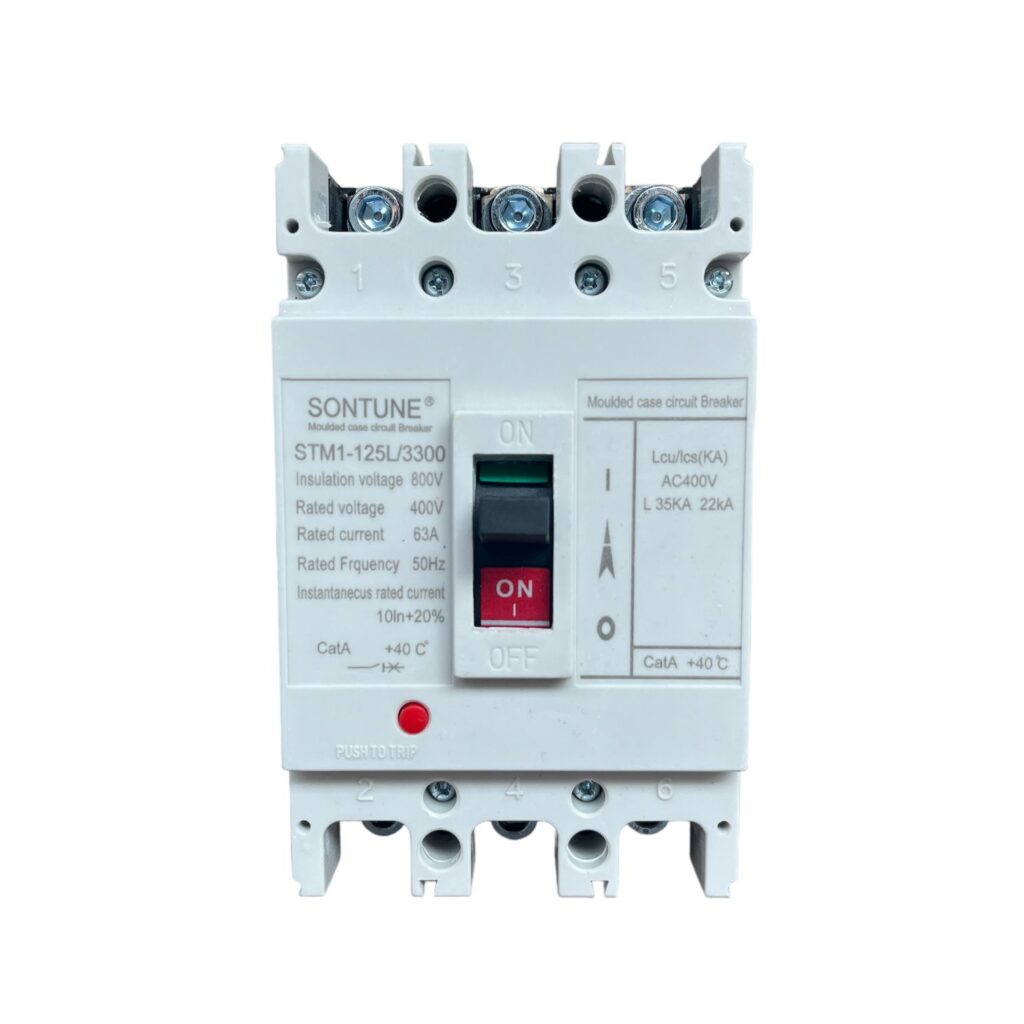 BREAKER TRIPOLAR EN CAJA MOLDEADA 63 AMP