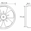 Extractor De Aire 14" - Imagen 2