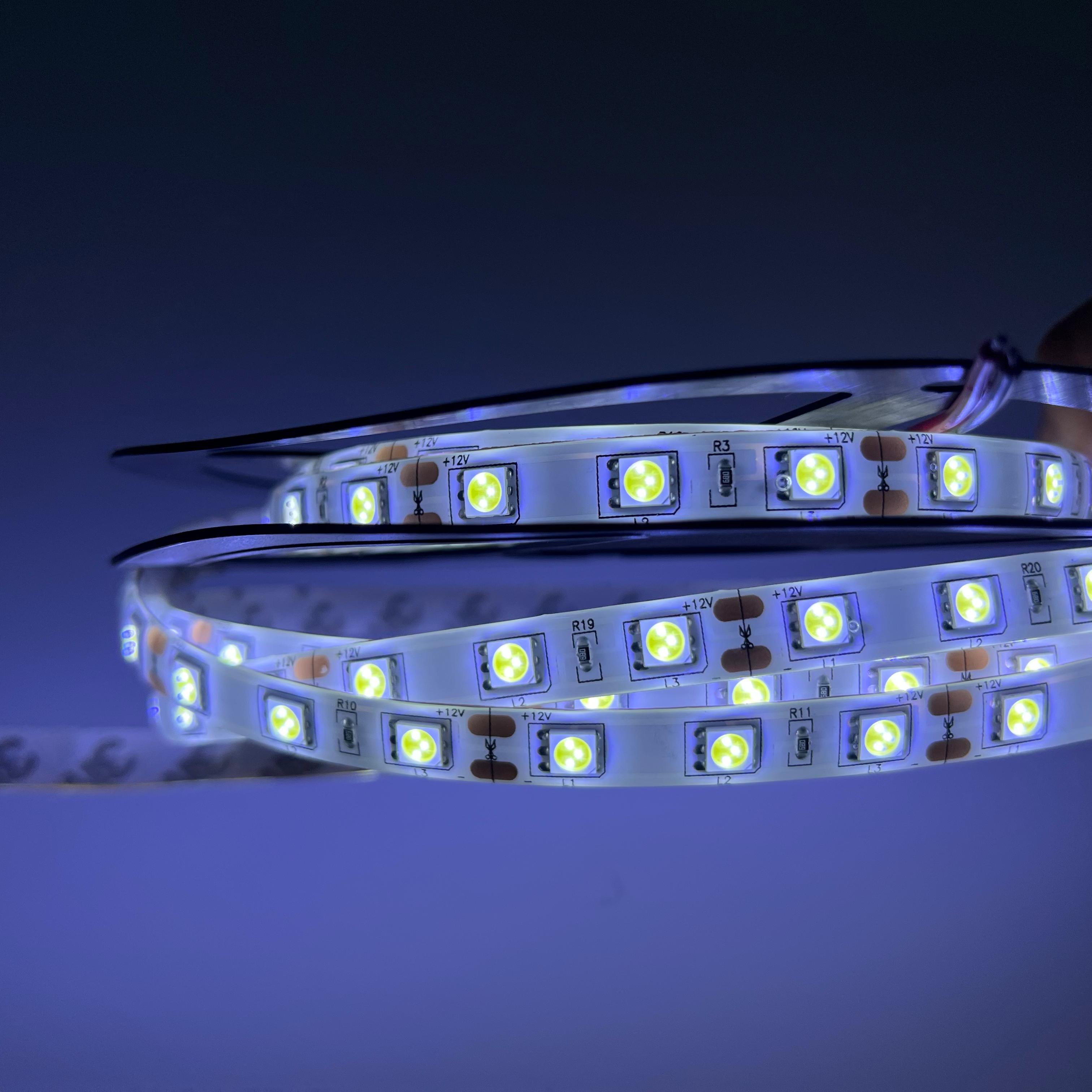 Cinta Led SMD 5050 DC12V Luz Blanca 5Mts