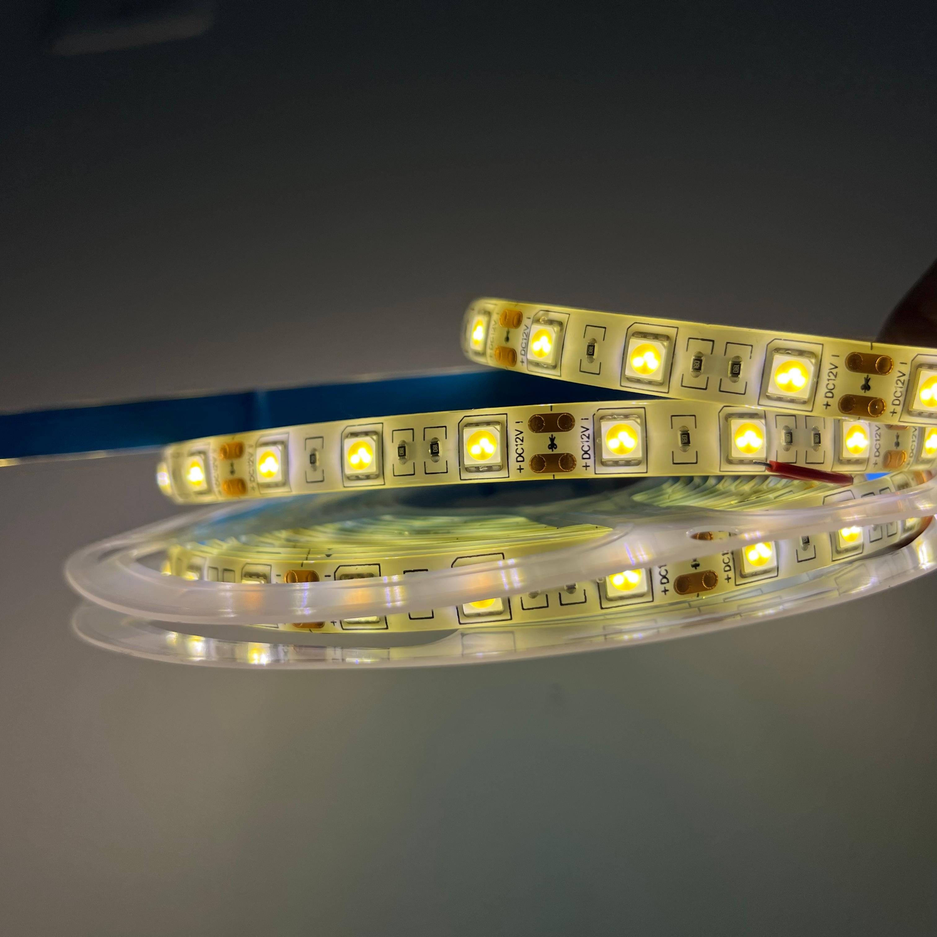 Cinta Led SMD 5050 DC12V Luz Cálida 5Mts