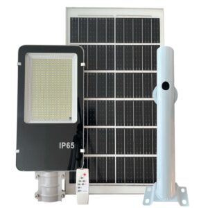 Lámpara Luminaria Led Solar 300w Panel Aparte